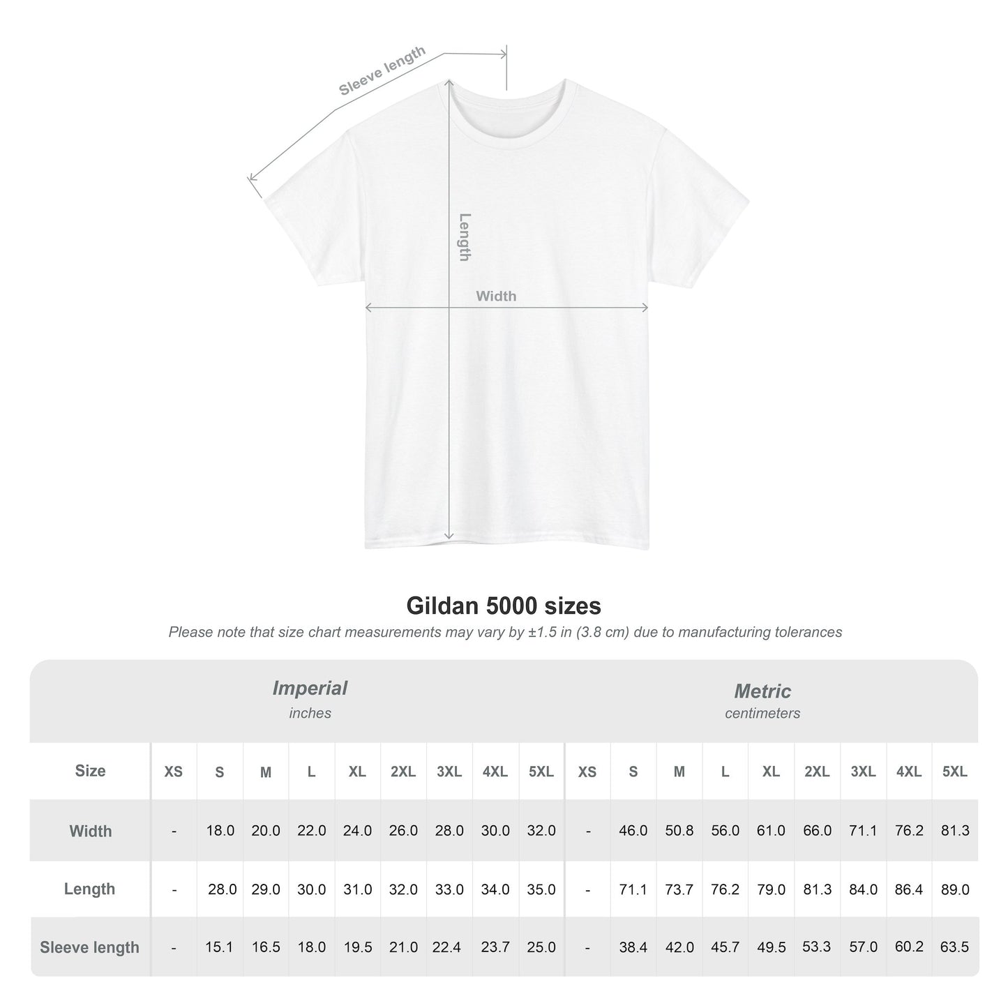 garment-sizechart