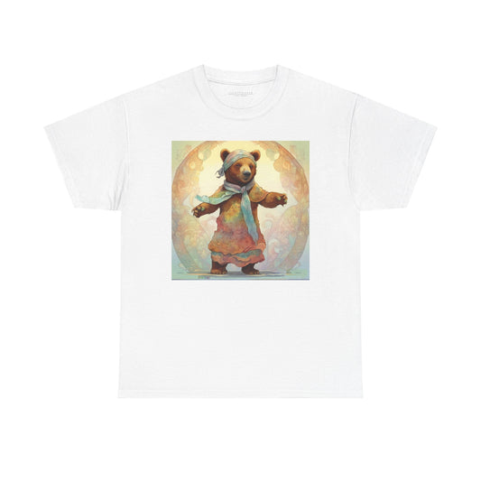 Dancing Bear Lucy - Unisex Heavy Cotton Tee {GLOBAL}