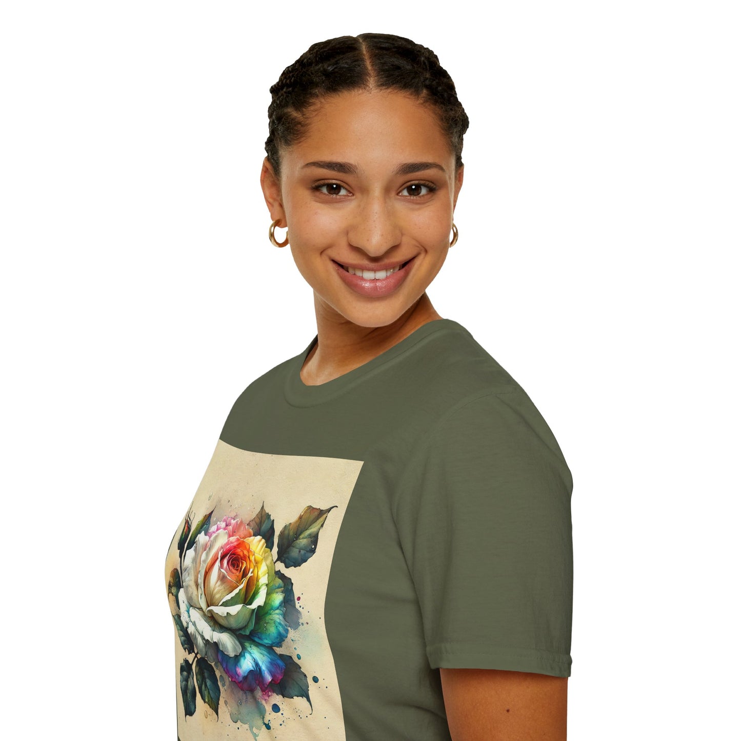 Late Summer Rose - Unisex Softstyle T-Shirt (GLOBAL)