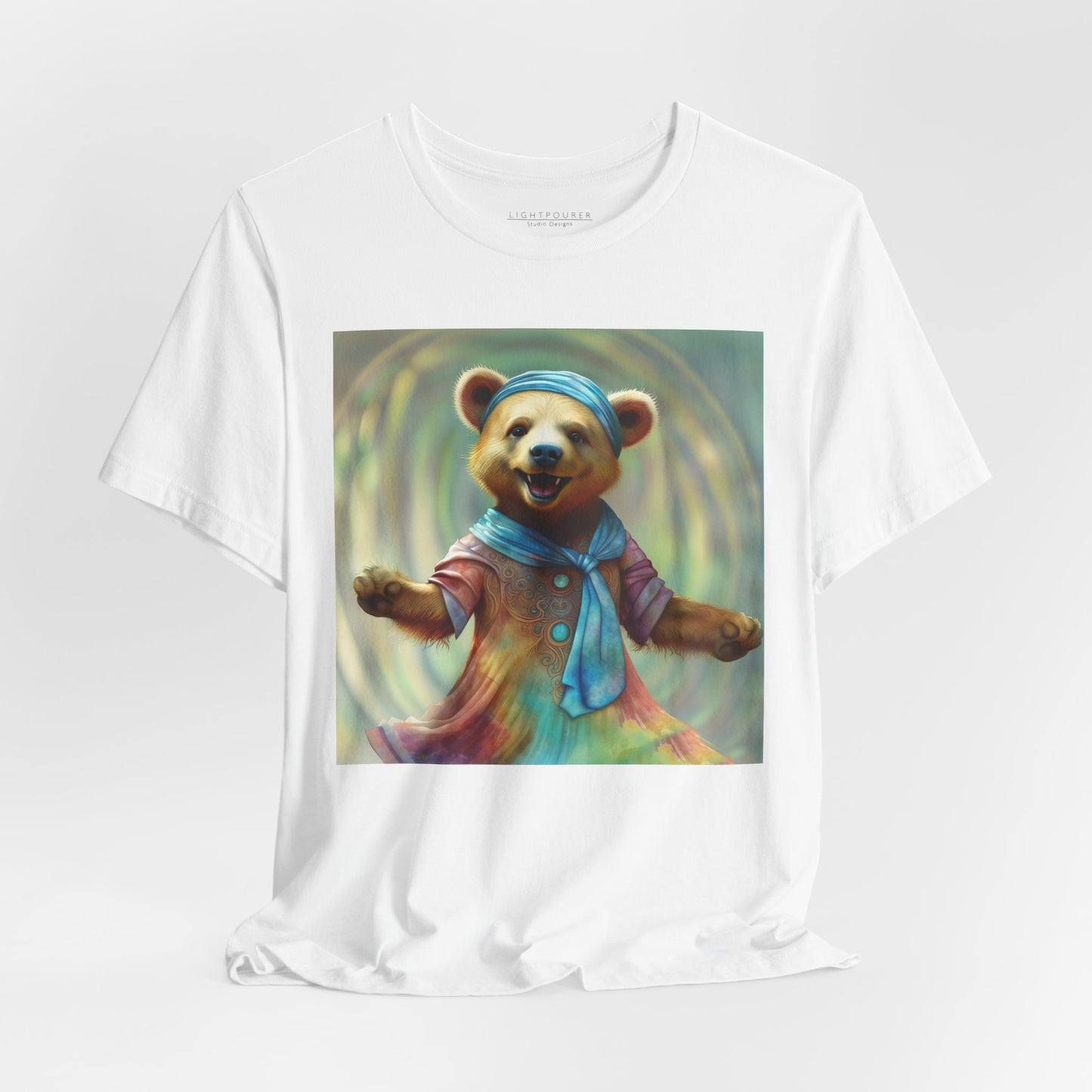 Dancing Bear Pearl - Unisex Jersey Short Sleeve Tee (GLOBAL)