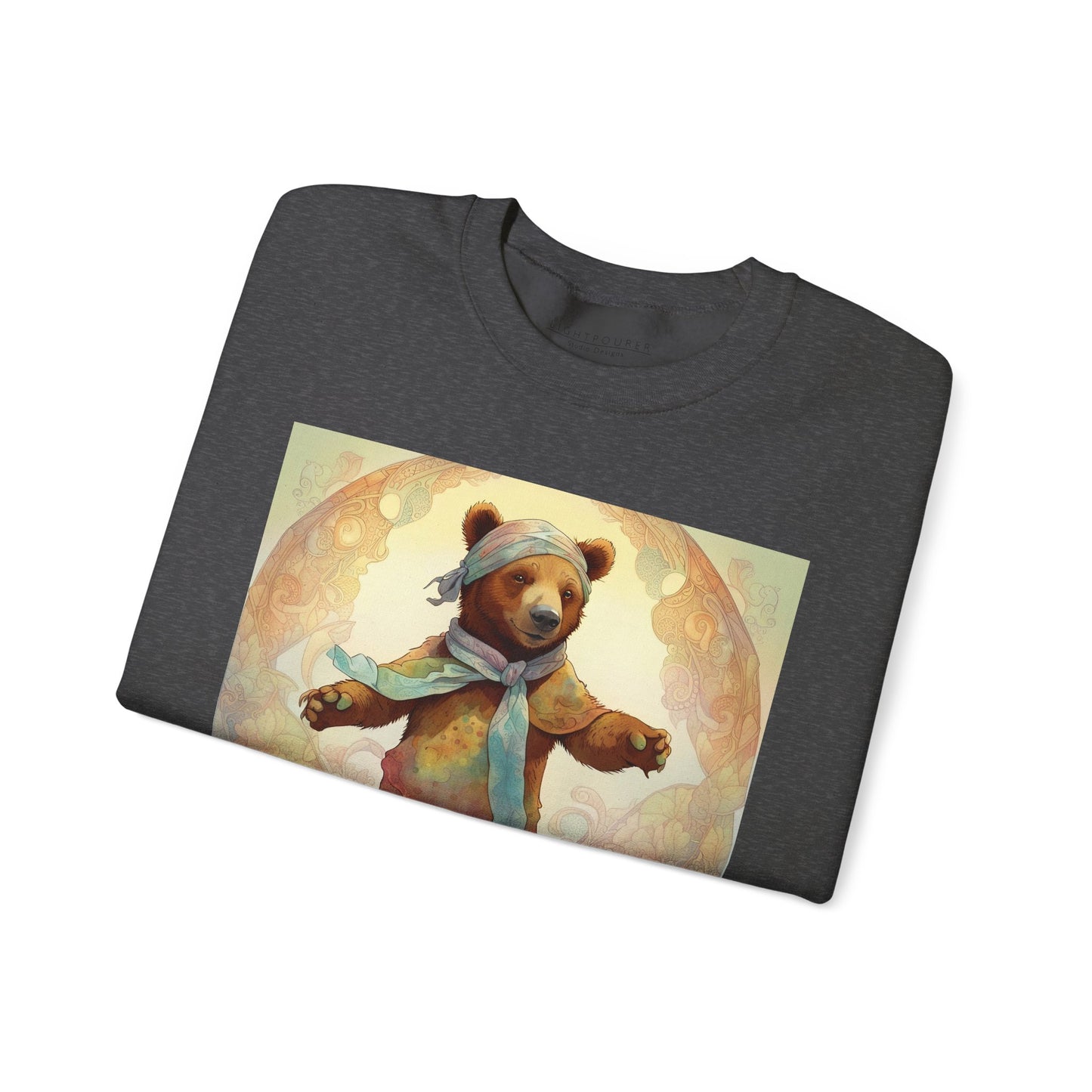 Dancing Bear Lucy — Unisex Heavy Blend™ Crewneck Sweatshirt (GLOBAL)