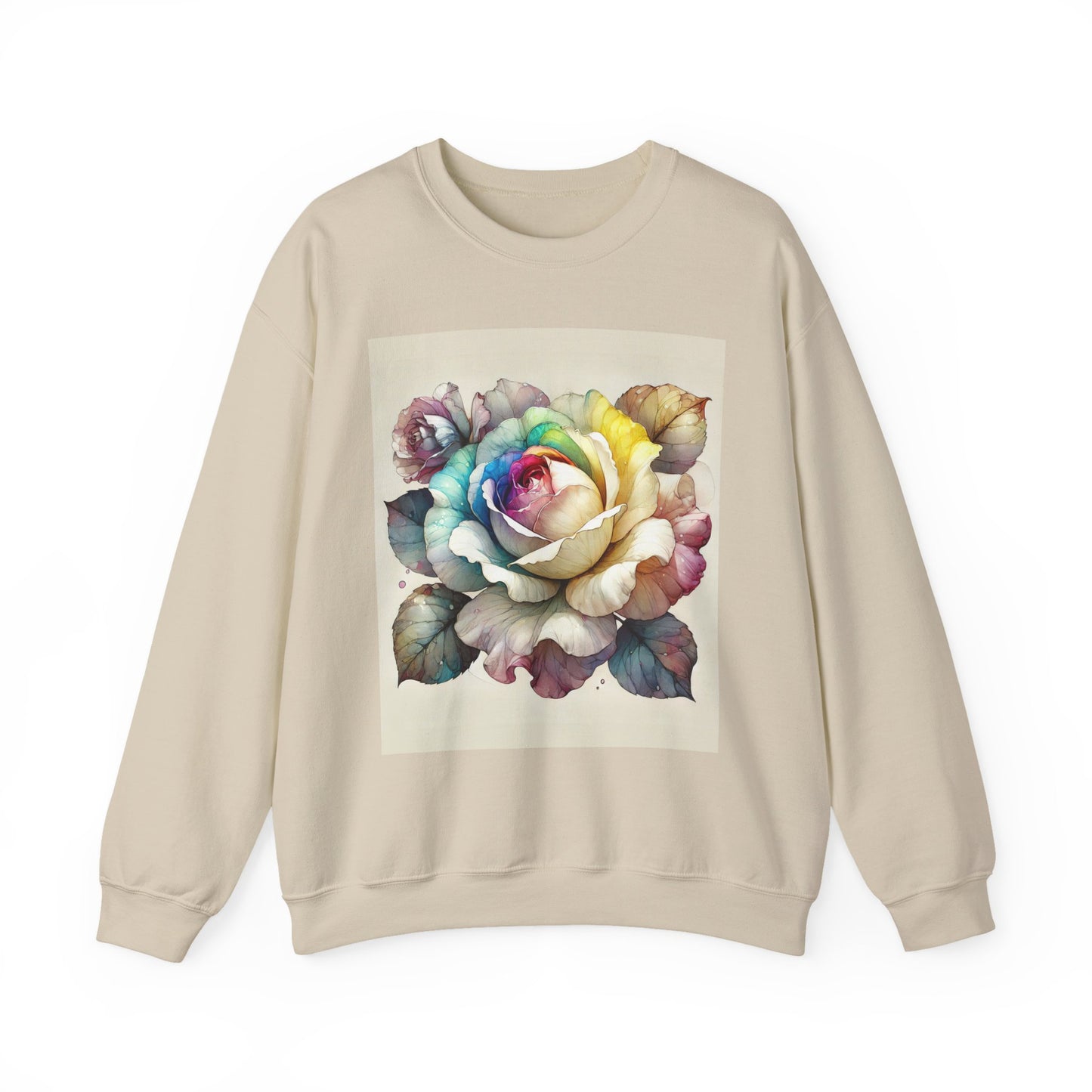 Autumn Rose - Unisex Heavy Blend™ Crewneck Sweatshirt (GLOBAL)
