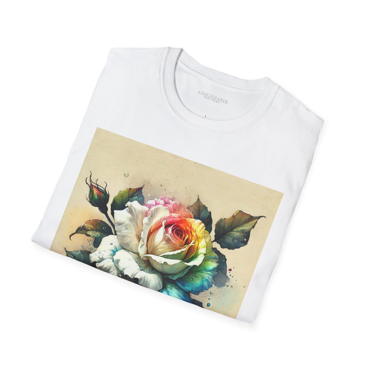Late Summer Rose - Unisex Softstyle T-Shirt (GLOBAL)