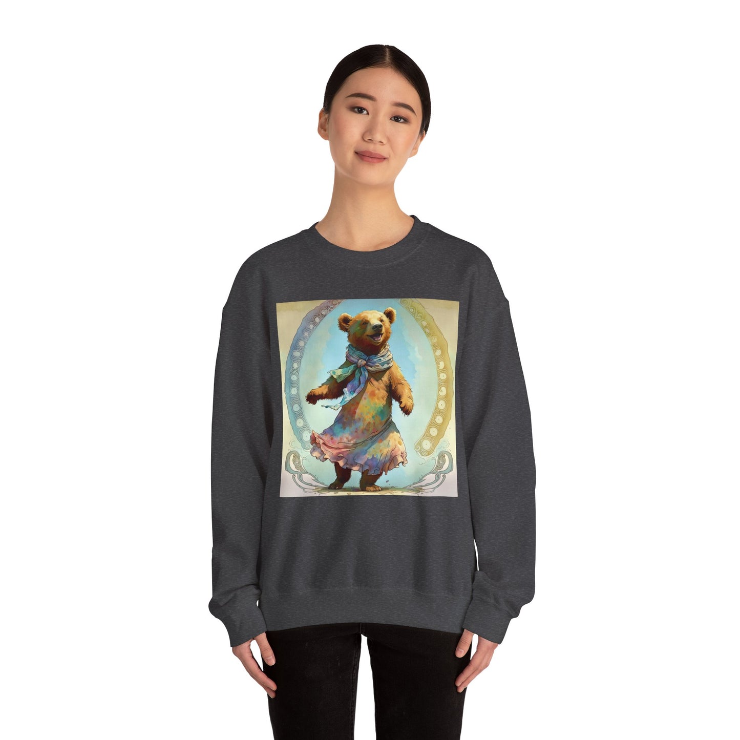 Dancing Bear Althea - Unisex Heavy Blend™ Crewneck Sweatshirt (GLOBAL)