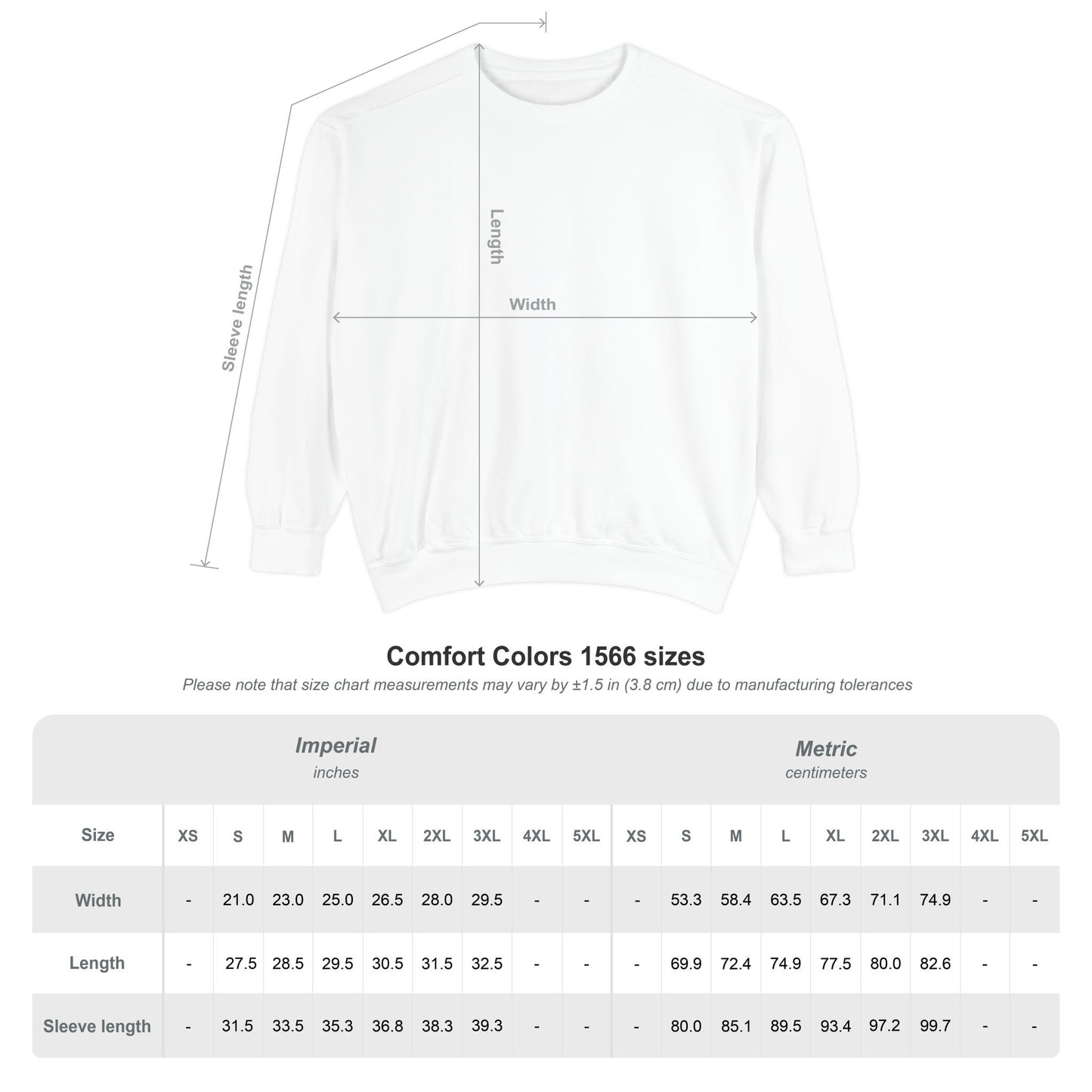 garment-sizechart