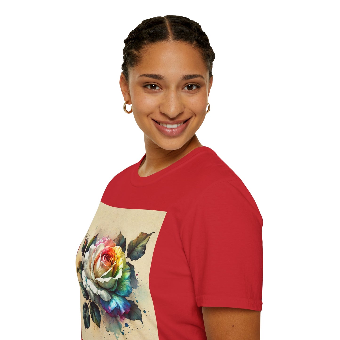 Late Summer Rose - Unisex Softstyle T-Shirt (GLOBAL)
