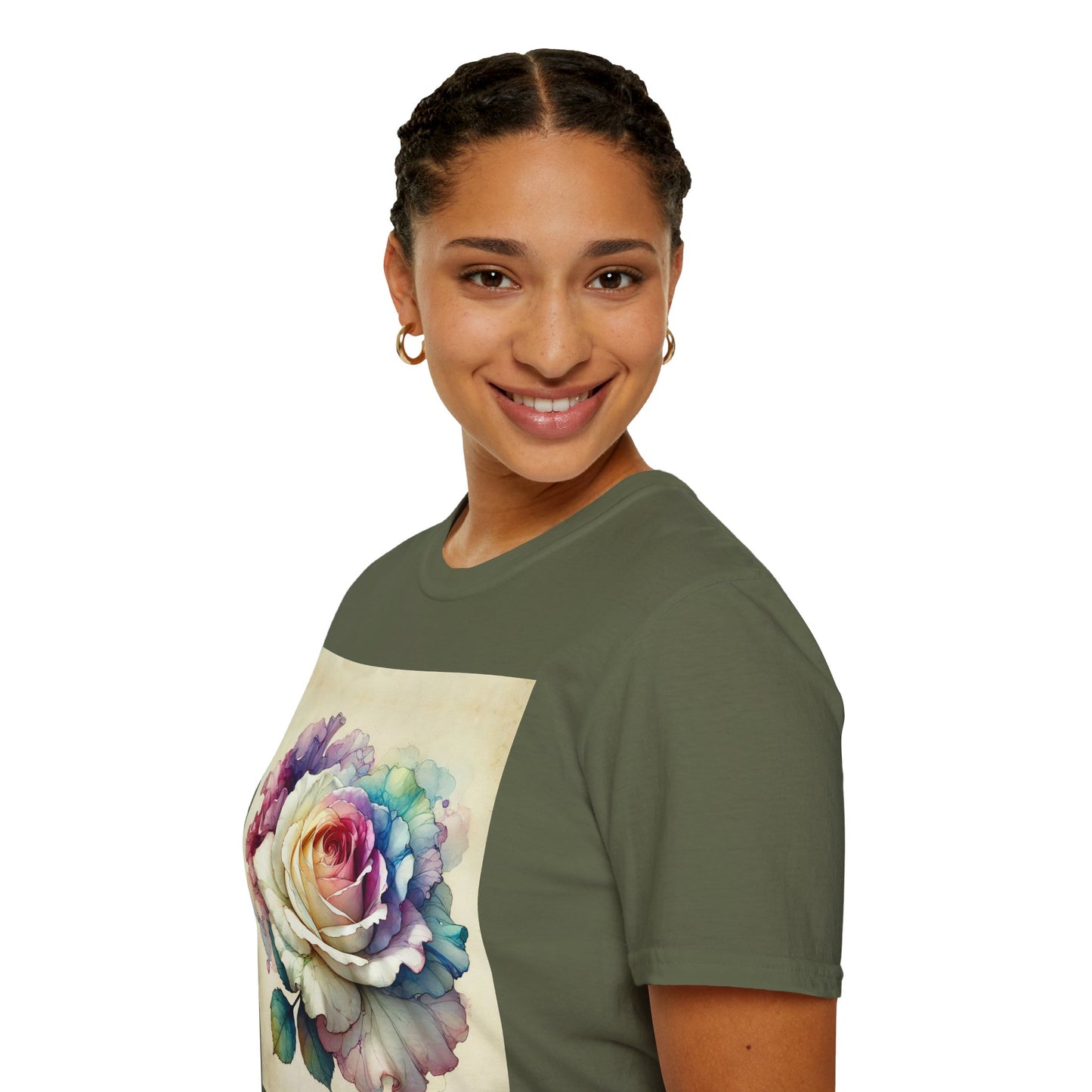 Spring Rose - Unisex Softstyle T-Shirt (GLOBAL)