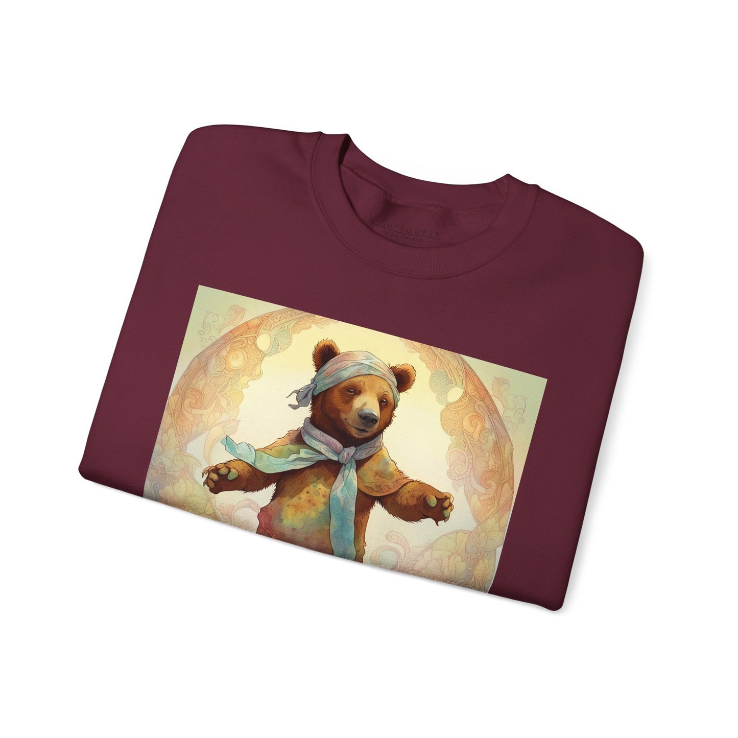 Dancing Bear Lucy — Unisex Heavy Blend™ Crewneck Sweatshirt (GLOBAL)