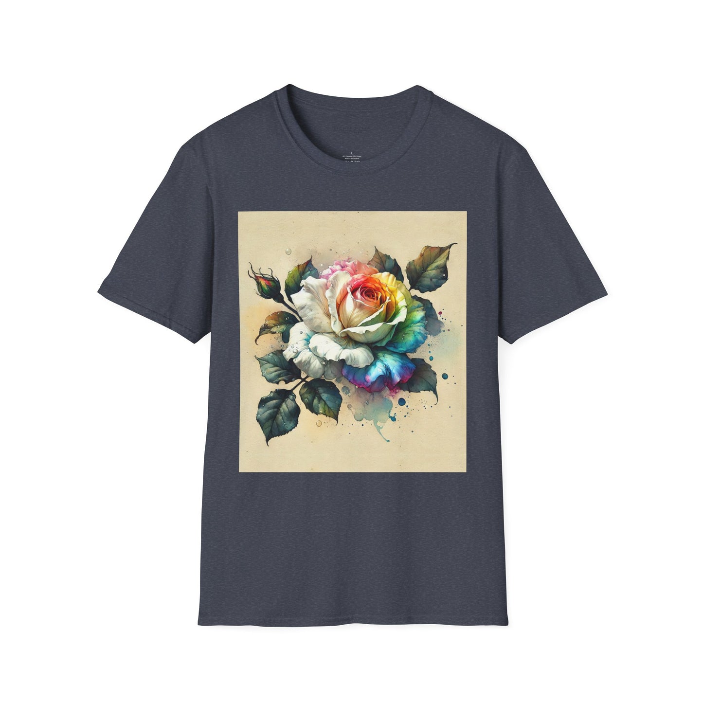 Late Summer Rose - Unisex Softstyle T-Shirt (GLOBAL)