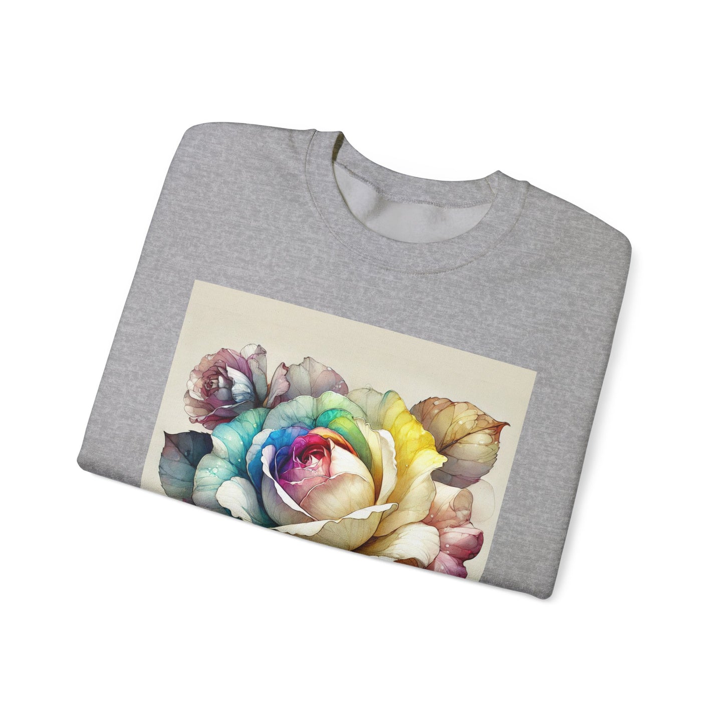 Autumn Rose - Unisex Heavy Blend™ Crewneck Sweatshirt (GLOBAL)