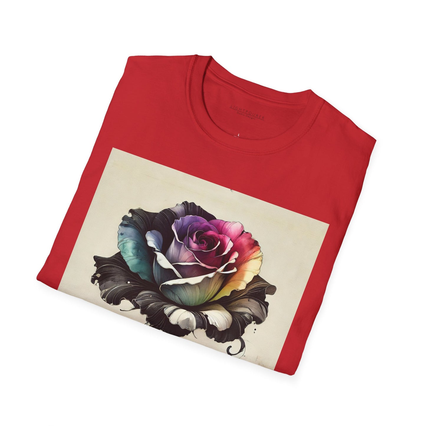 Gothic Rose - Unisex Softstyle T-Shirt (GLOBAL)
