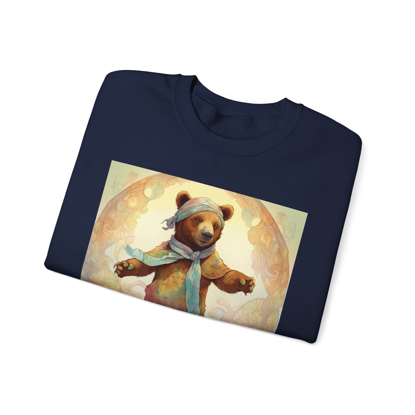 Dancing Bear Lucy — Unisex Heavy Blend™ Crewneck Sweatshirt (GLOBAL)