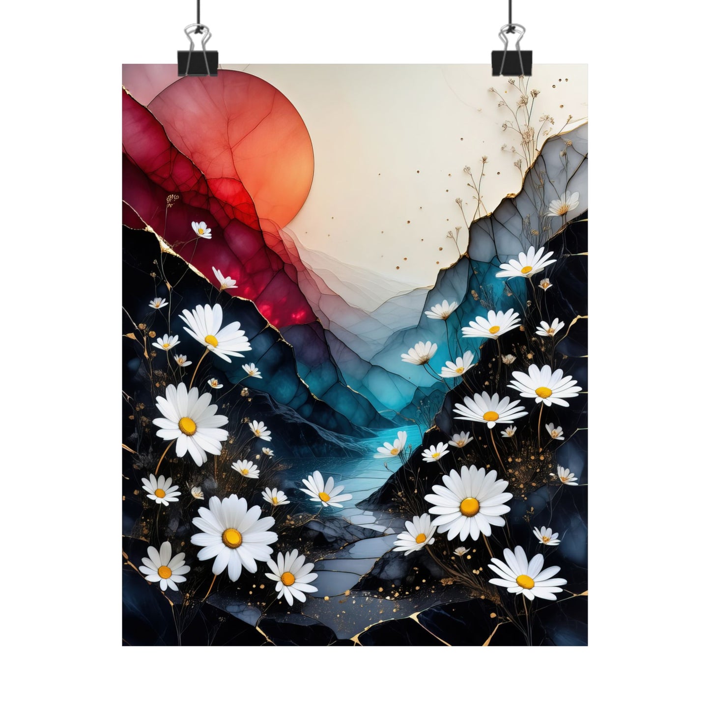 Poster - Daisy path walk