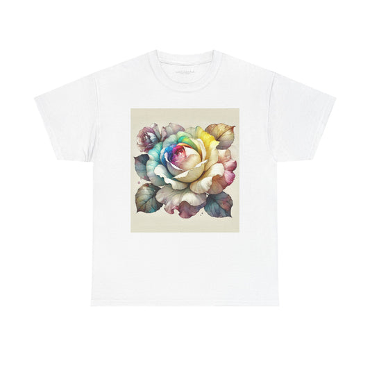 Late Summer Rose Unisex Heavy Cotton Tee