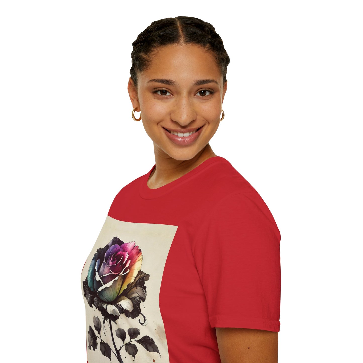 Gothic Rose - Unisex Softstyle T-Shirt (GLOBAL)