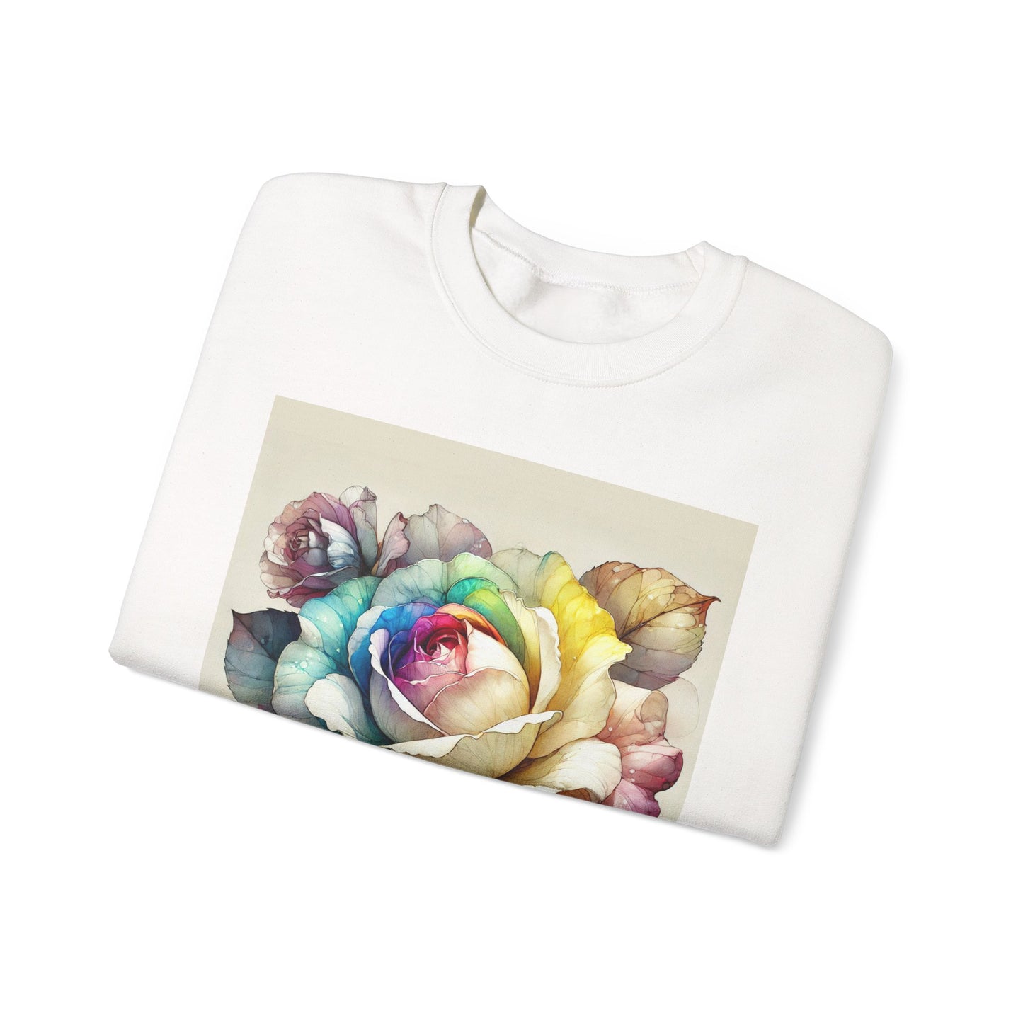 Autumn Rose - Unisex Heavy Blend™ Crewneck Sweatshirt (GLOBAL)