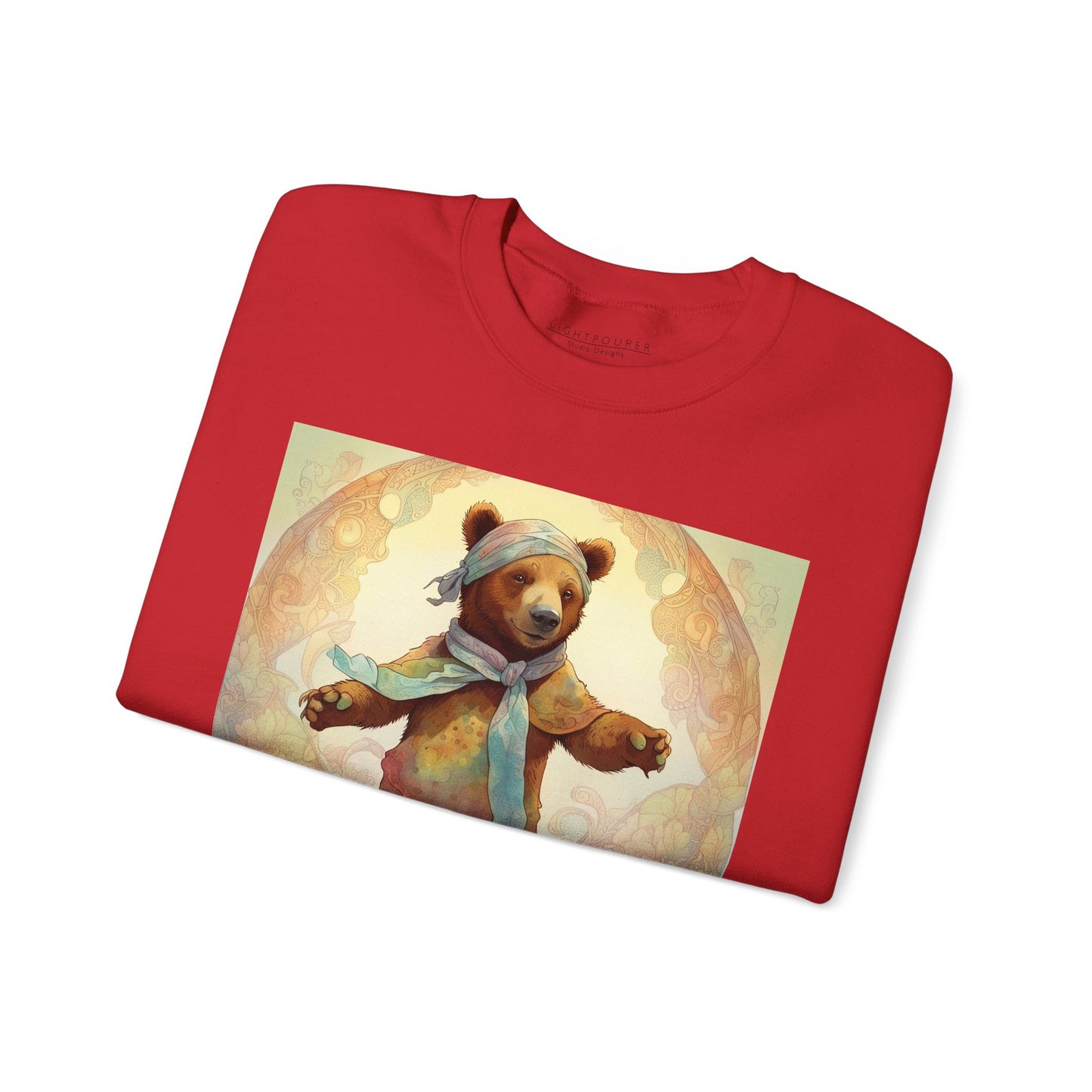 Dancing Bear Lucy — Unisex Heavy Blend™ Crewneck Sweatshirt (GLOBAL)