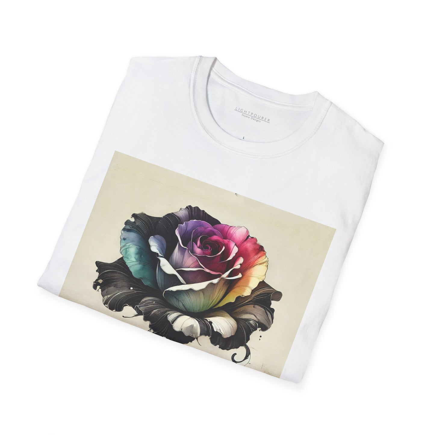 Gothic Rose - Unisex Softstyle T-Shirt (GLOBAL)