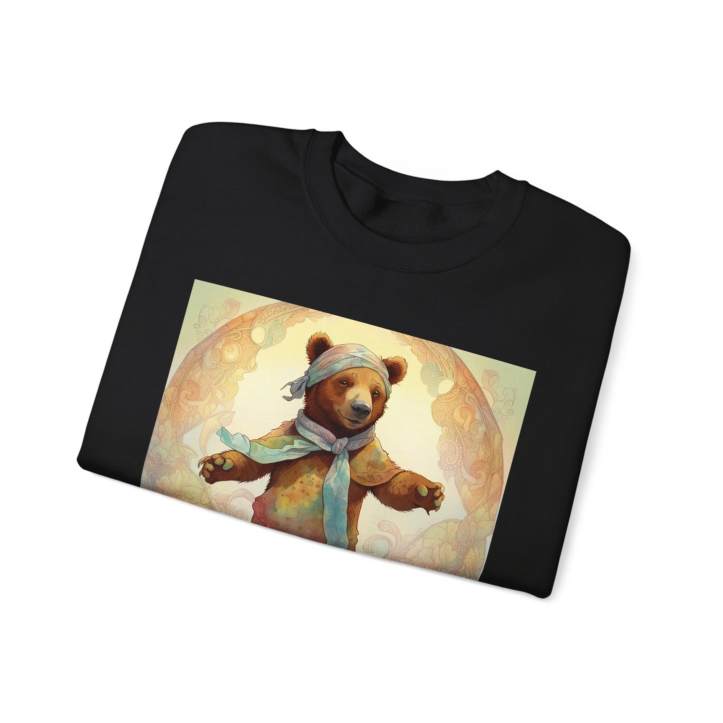 Dancing Bear Lucy — Unisex Heavy Blend™ Crewneck Sweatshirt (GLOBAL)