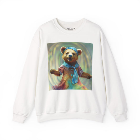 Dancing Bear Pearl - Unisex Heavy Blend™ Crewneck Sweatshirt (GLOBAL)