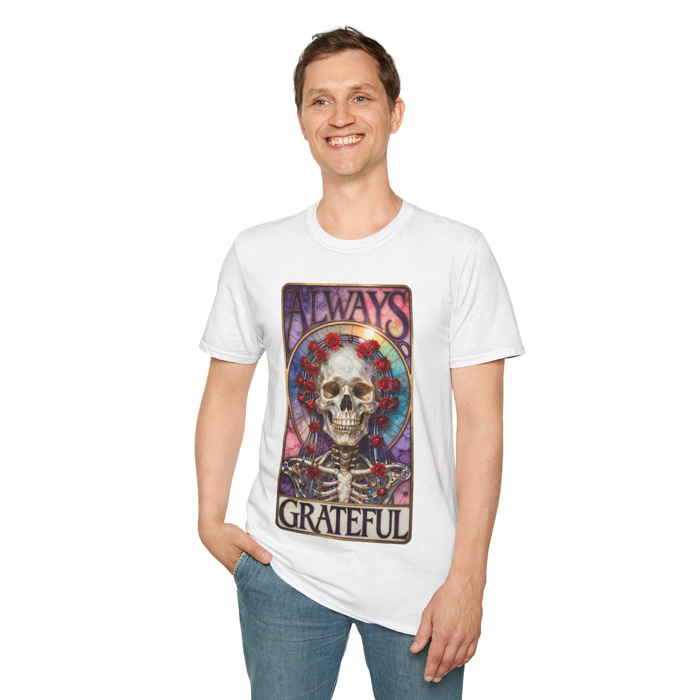 Always Grateful - Unisex SoftStyle Tee-Shirt (UK)