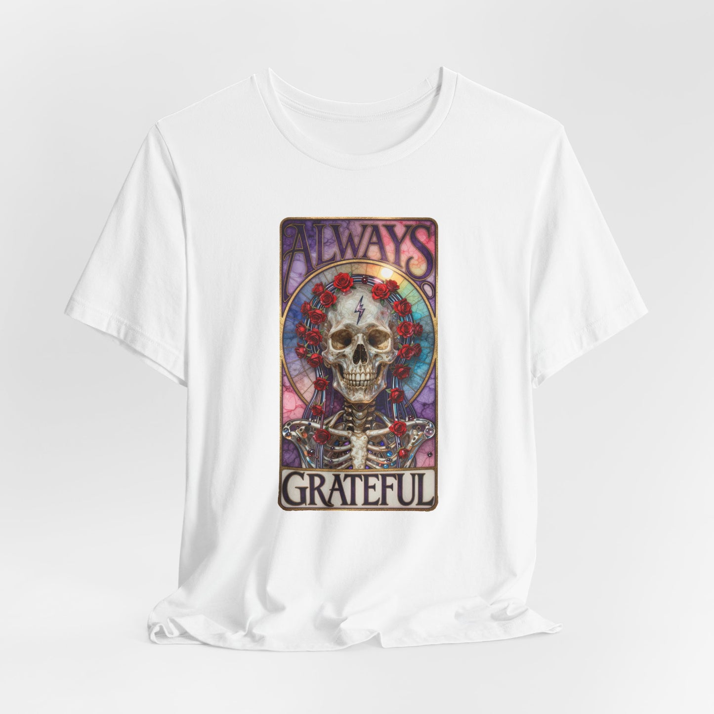 Always Grateful Unisex Jersey Short Sleeve Tee