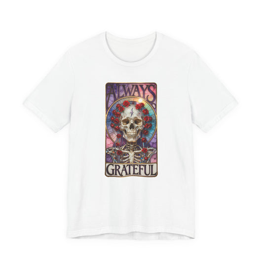 Always Grateful Unisex Jersey Short Sleeve Tee