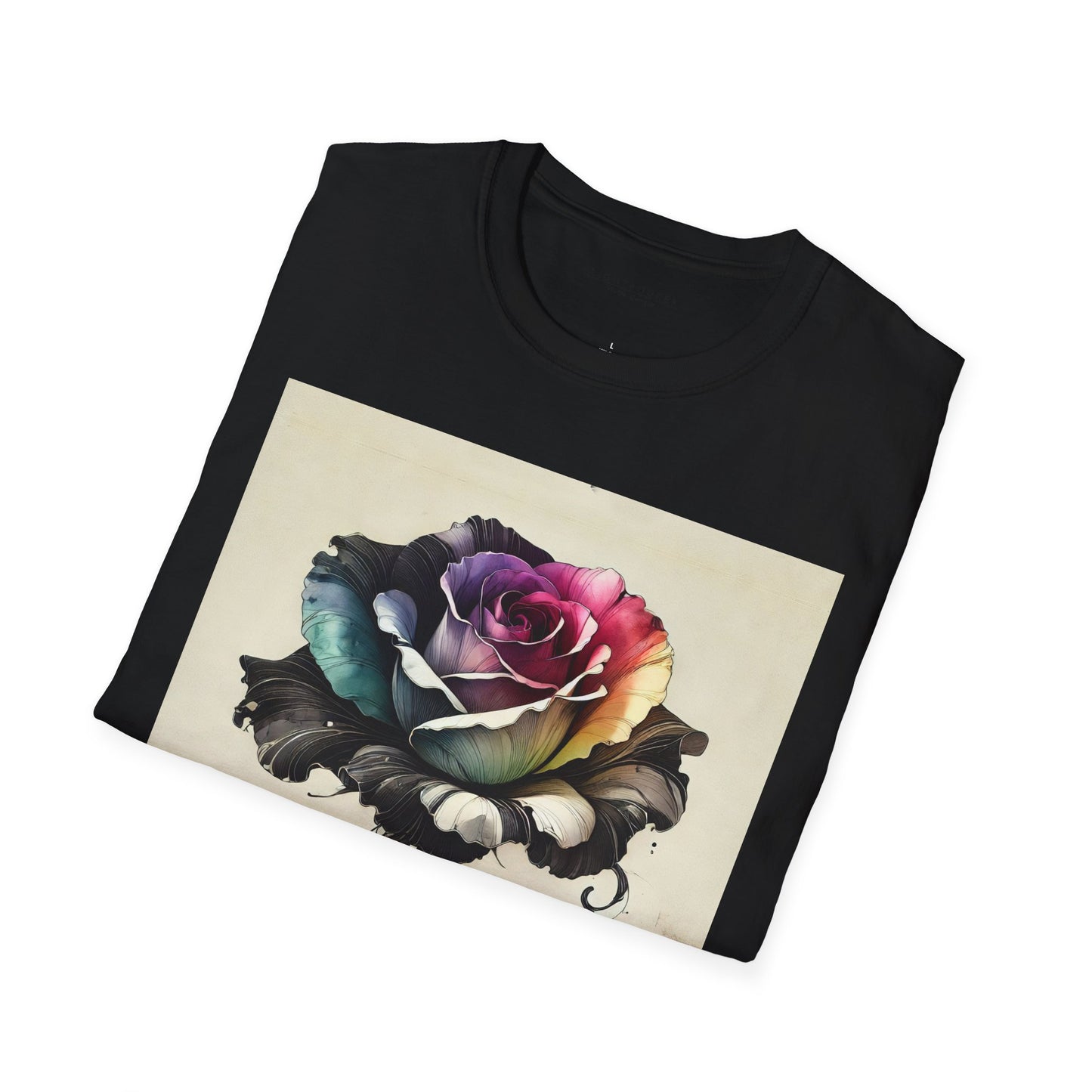 Gothic Rose - Unisex Softstyle T-Shirt (GLOBAL)