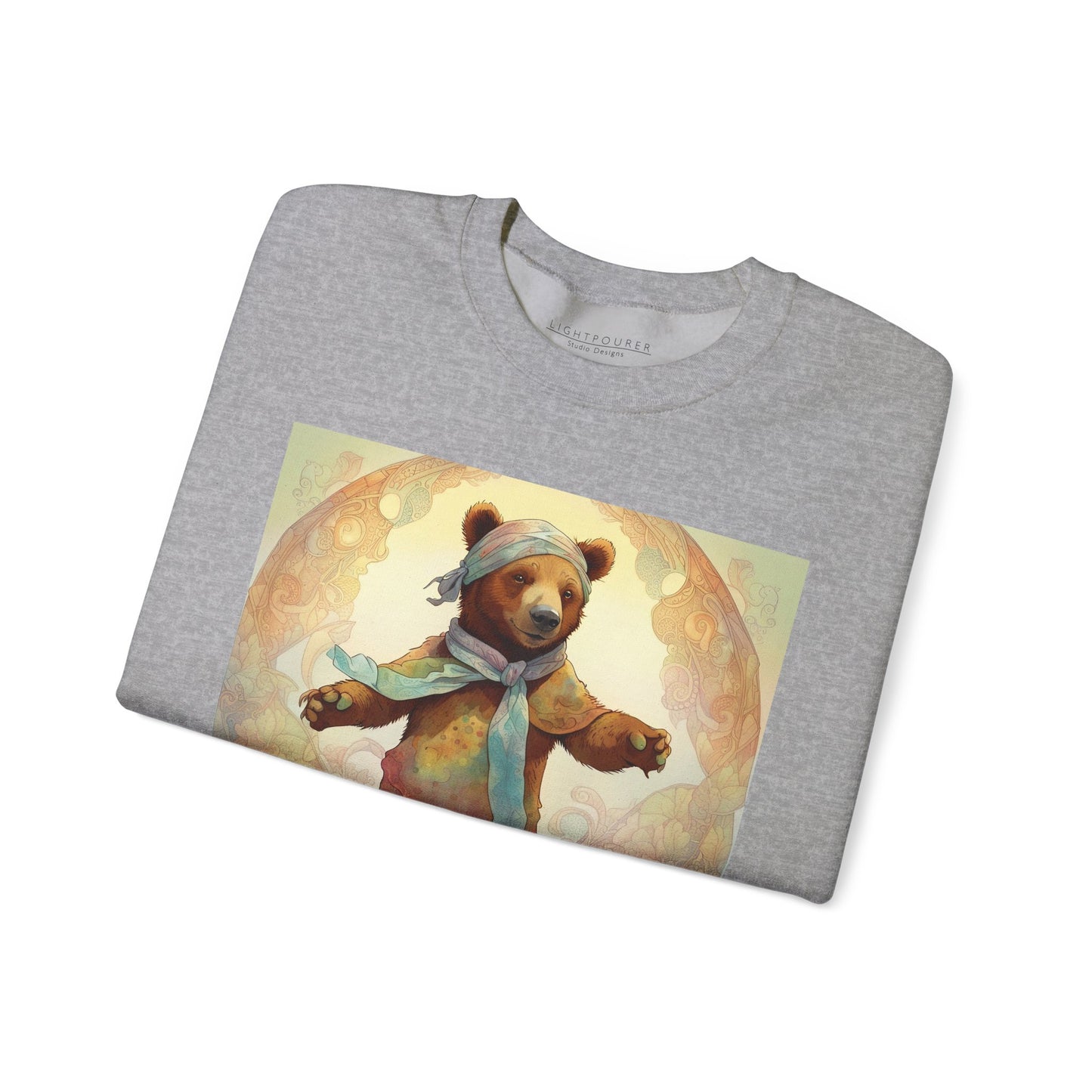 Dancing Bear Lucy — Unisex Heavy Blend™ Crewneck Sweatshirt (GLOBAL)