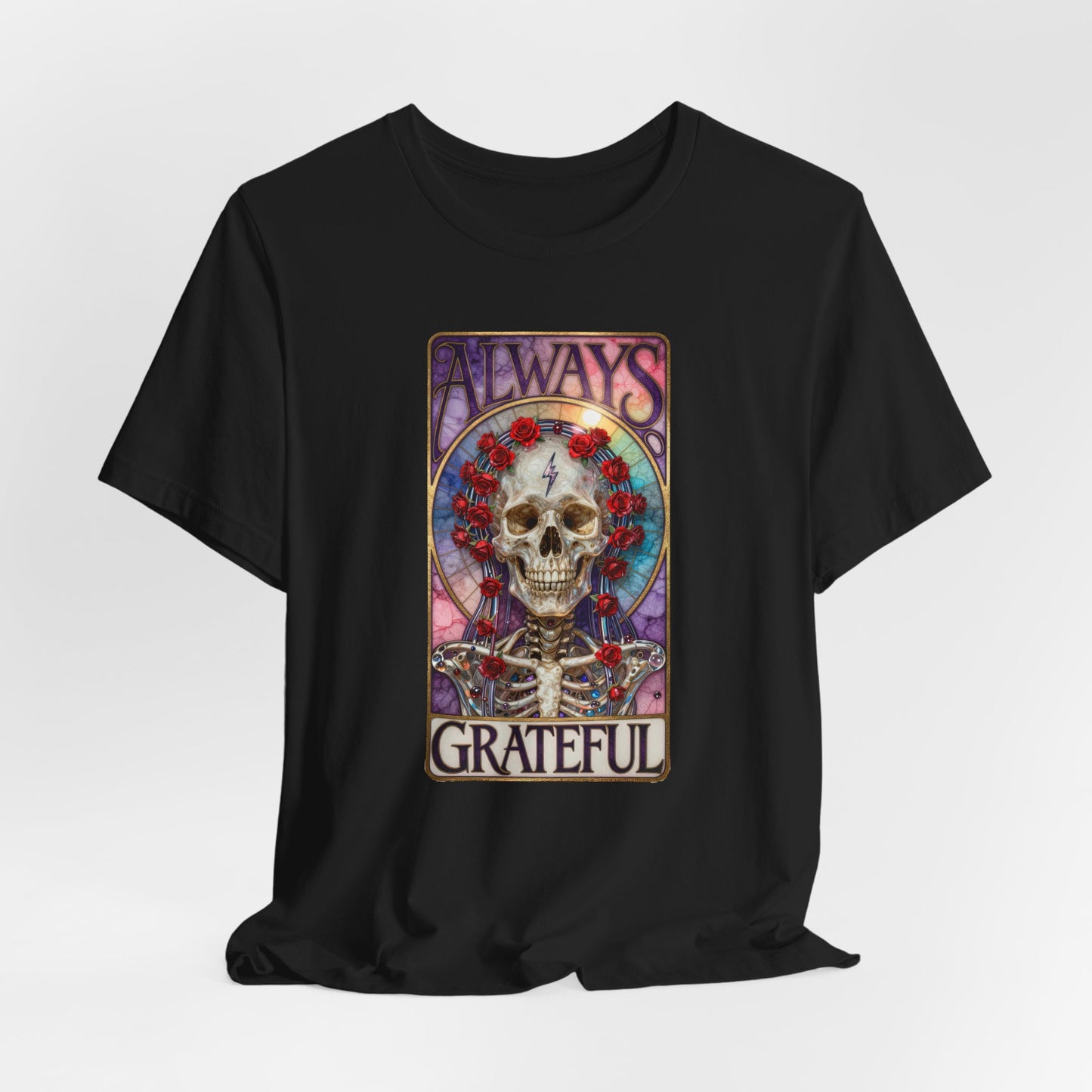 Always Grateful Unisex Jersey Short Sleeve Tee