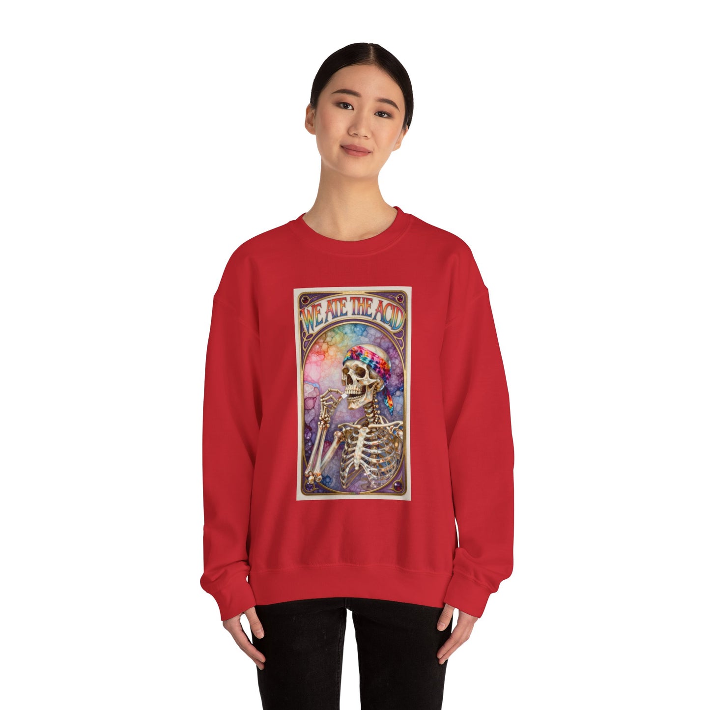 We Ate The Acid - Freddie - Unisex Heavy Blend™ Crewneck Sweatshirt (GLOBAL)