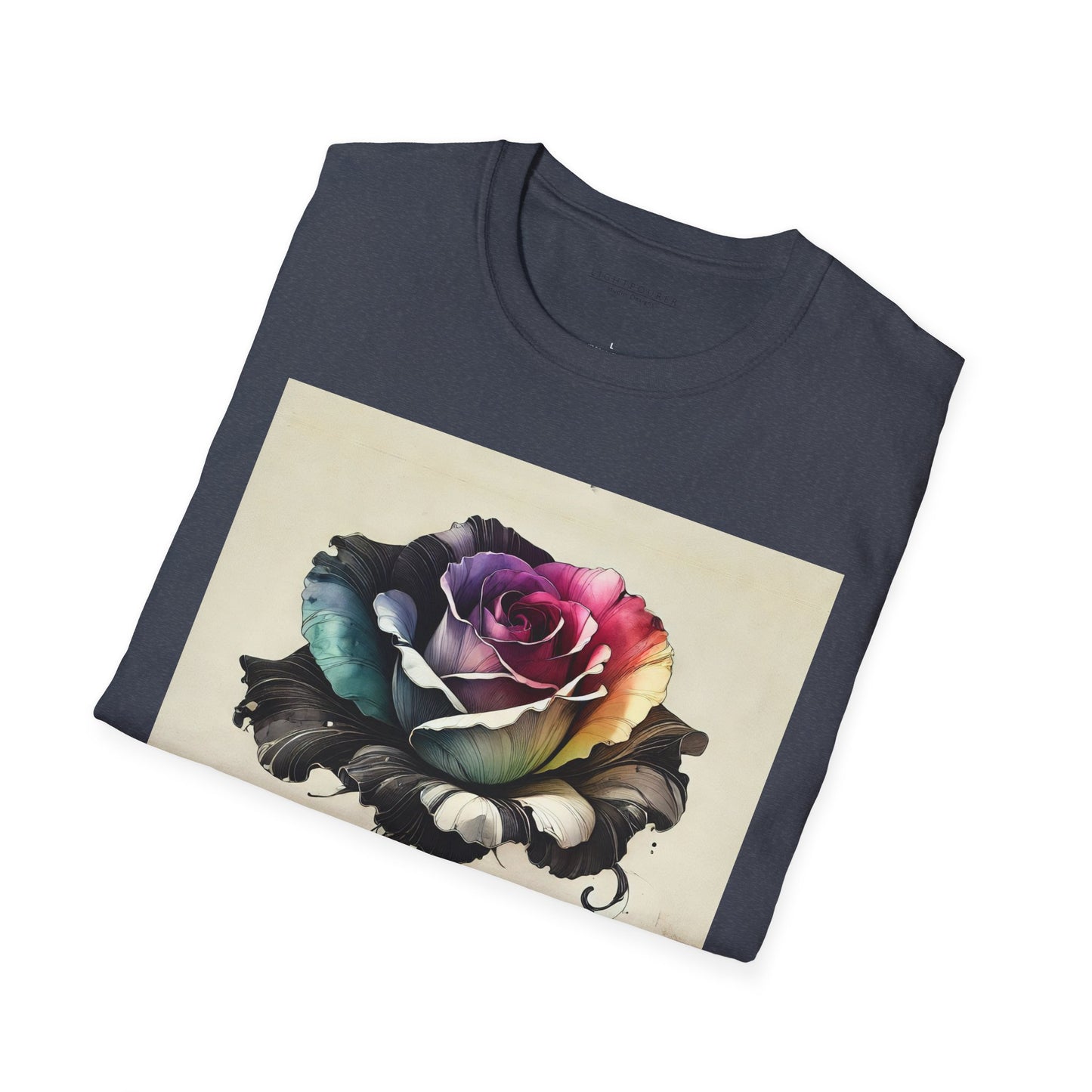 Gothic Rose - Unisex Softstyle T-Shirt (GLOBAL)