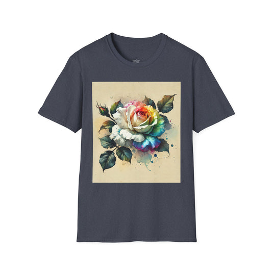 Late Summer Rose Unisex Softstyle T-Shirt