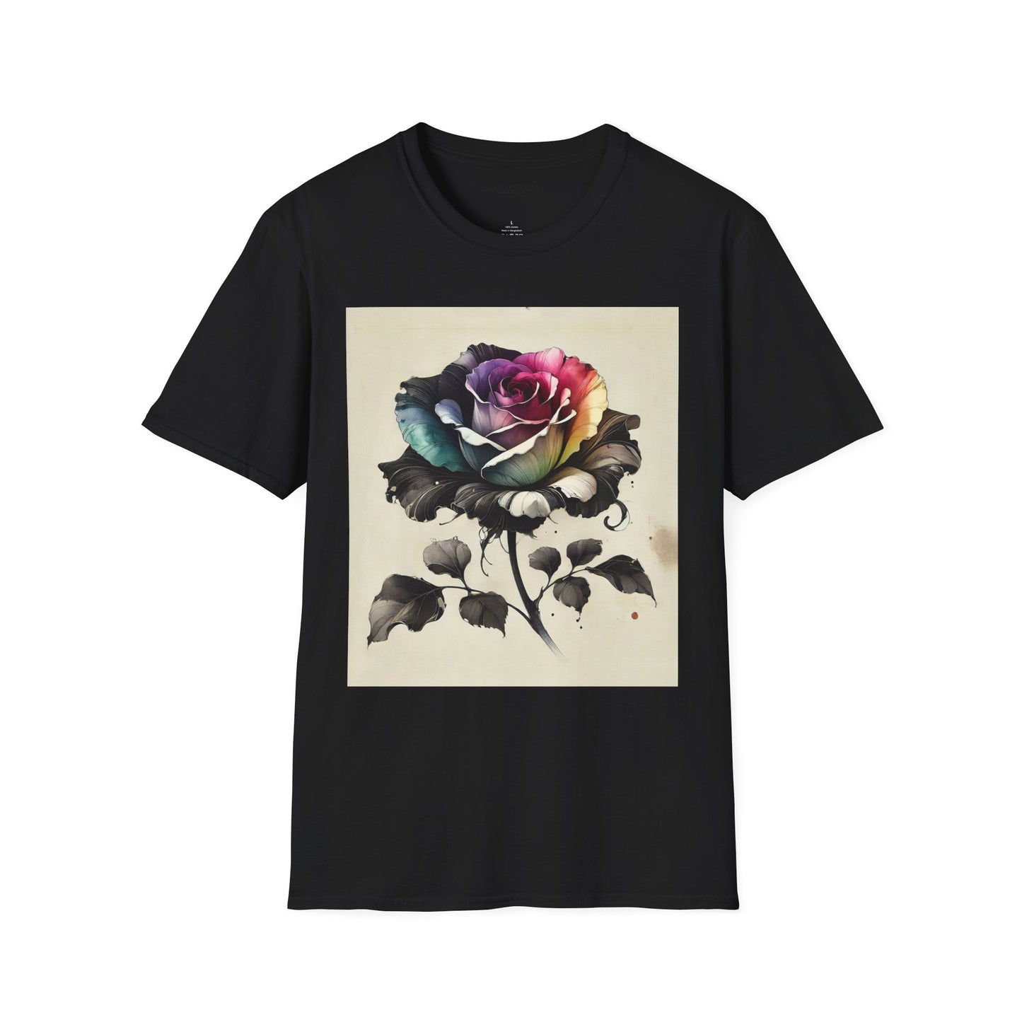 Gothic Rose - Unisex Softstyle T-Shirt (GLOBAL)