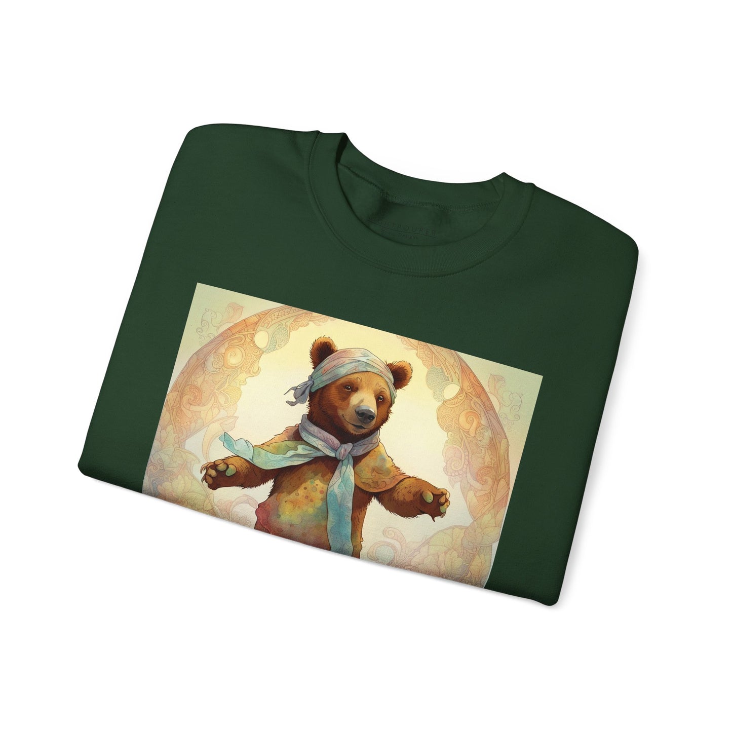 Dancing Bear Lucy — Unisex Heavy Blend™ Crewneck Sweatshirt (GLOBAL)