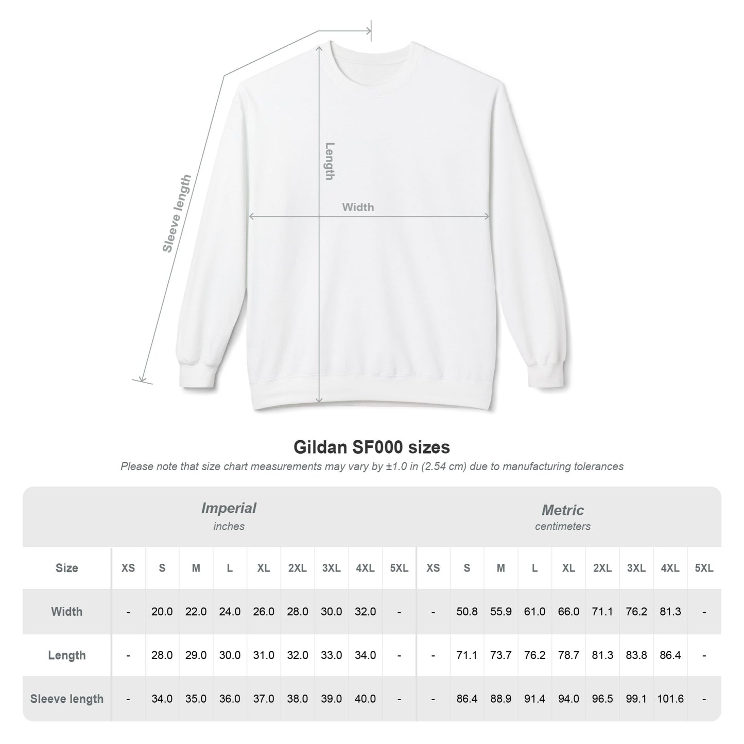 garment-sizechart