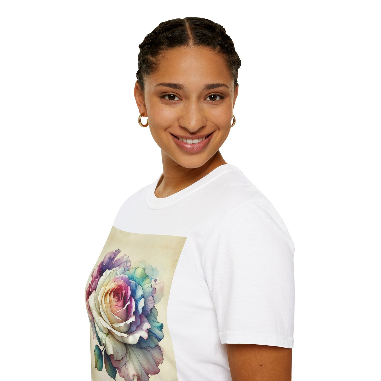 Spring Rose - Unisex Softstyle T-Shirt (GLOBAL)