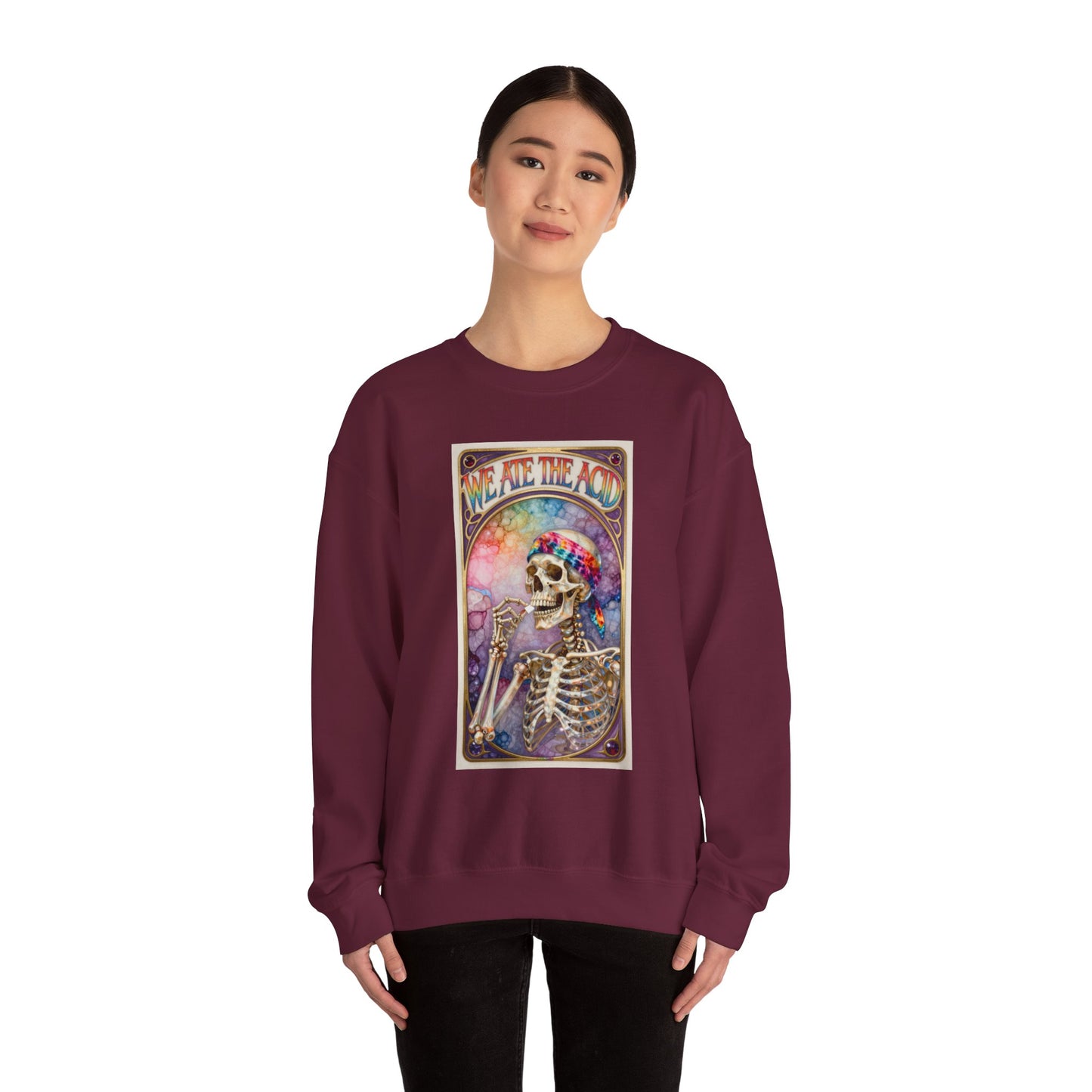 We Ate The Acid - Freddie - Unisex Heavy Blend™ Crewneck Sweatshirt (GLOBAL)