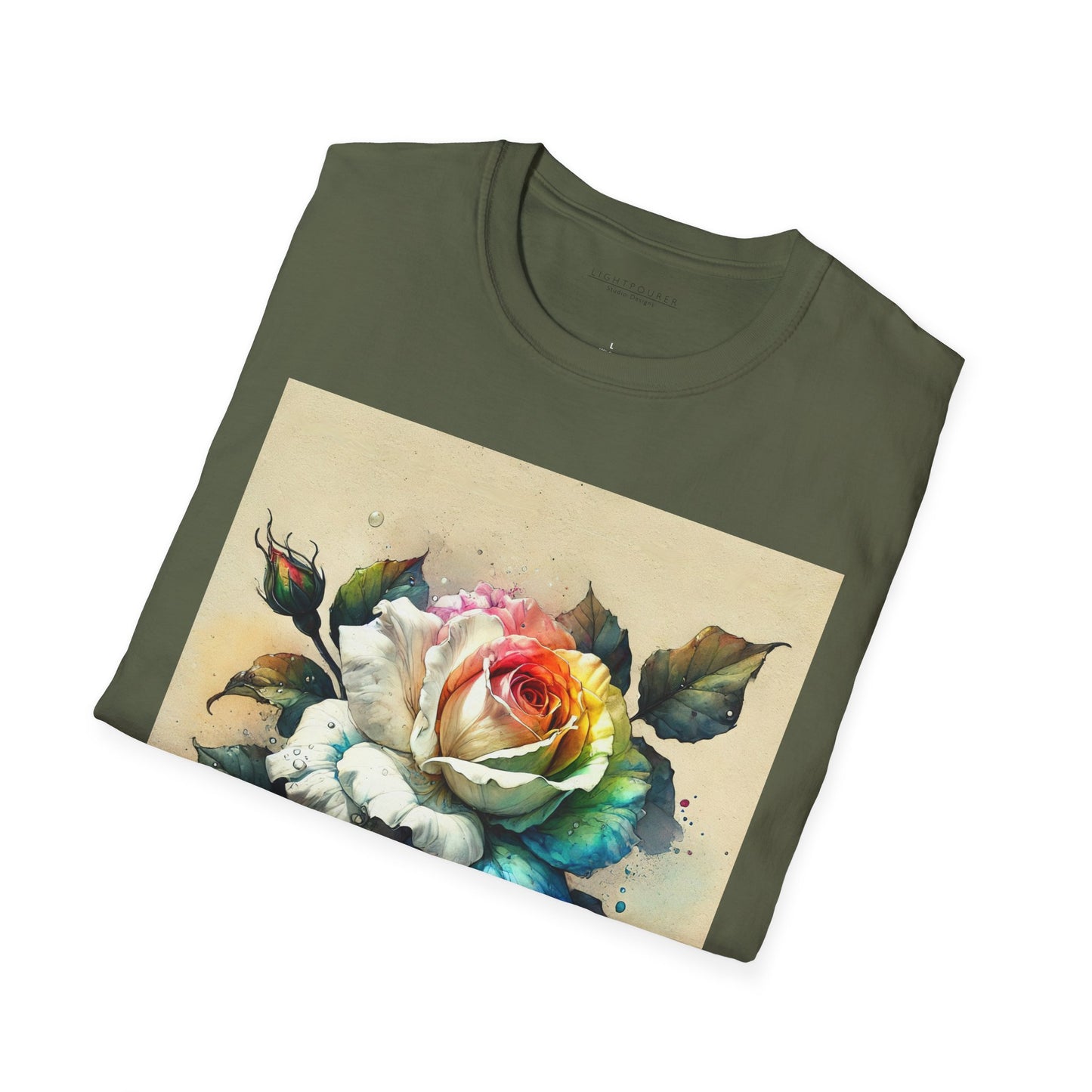 Late Summer Rose - Unisex Softstyle T-Shirt (GLOBAL)