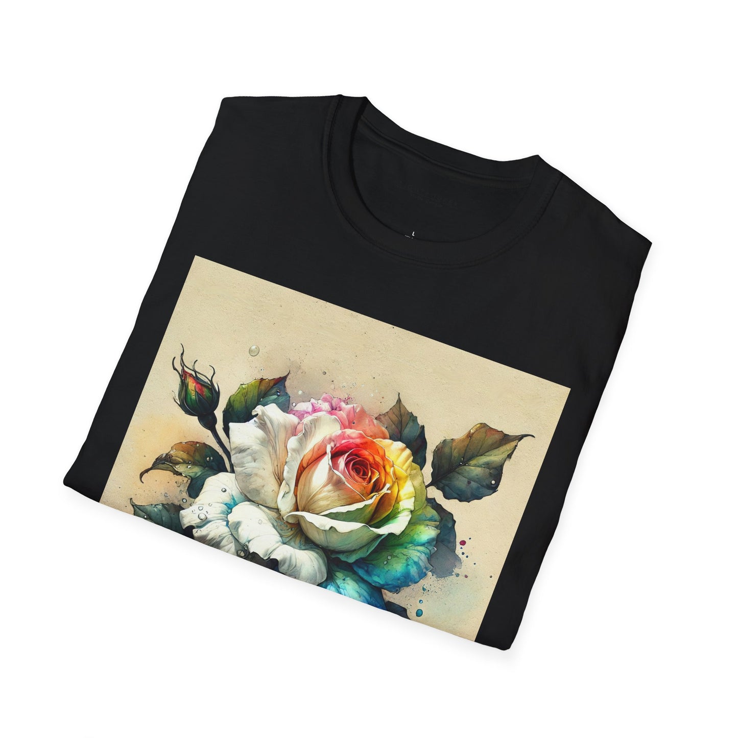 Late Summer Rose - Unisex Softstyle T-Shirt (GLOBAL)