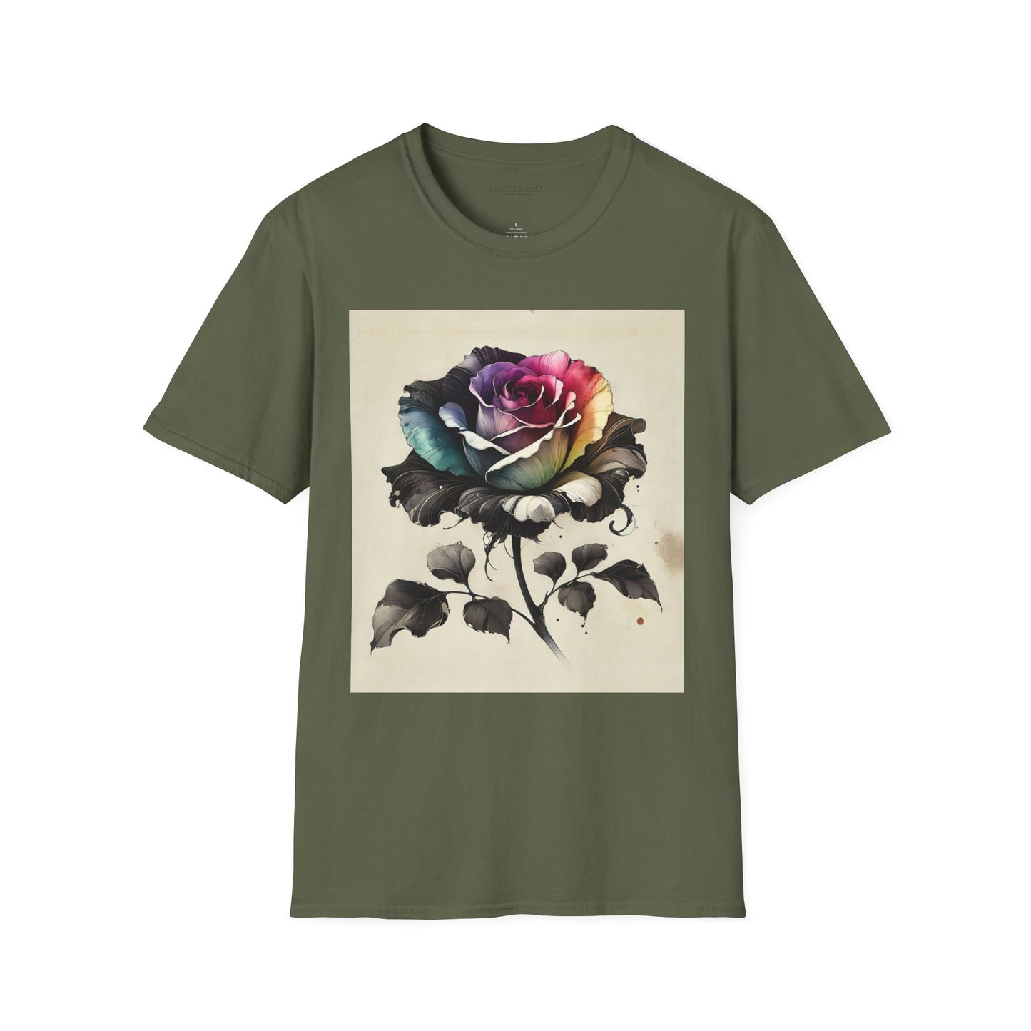 Gothic Rose - Unisex Softstyle T-Shirt (GLOBAL)