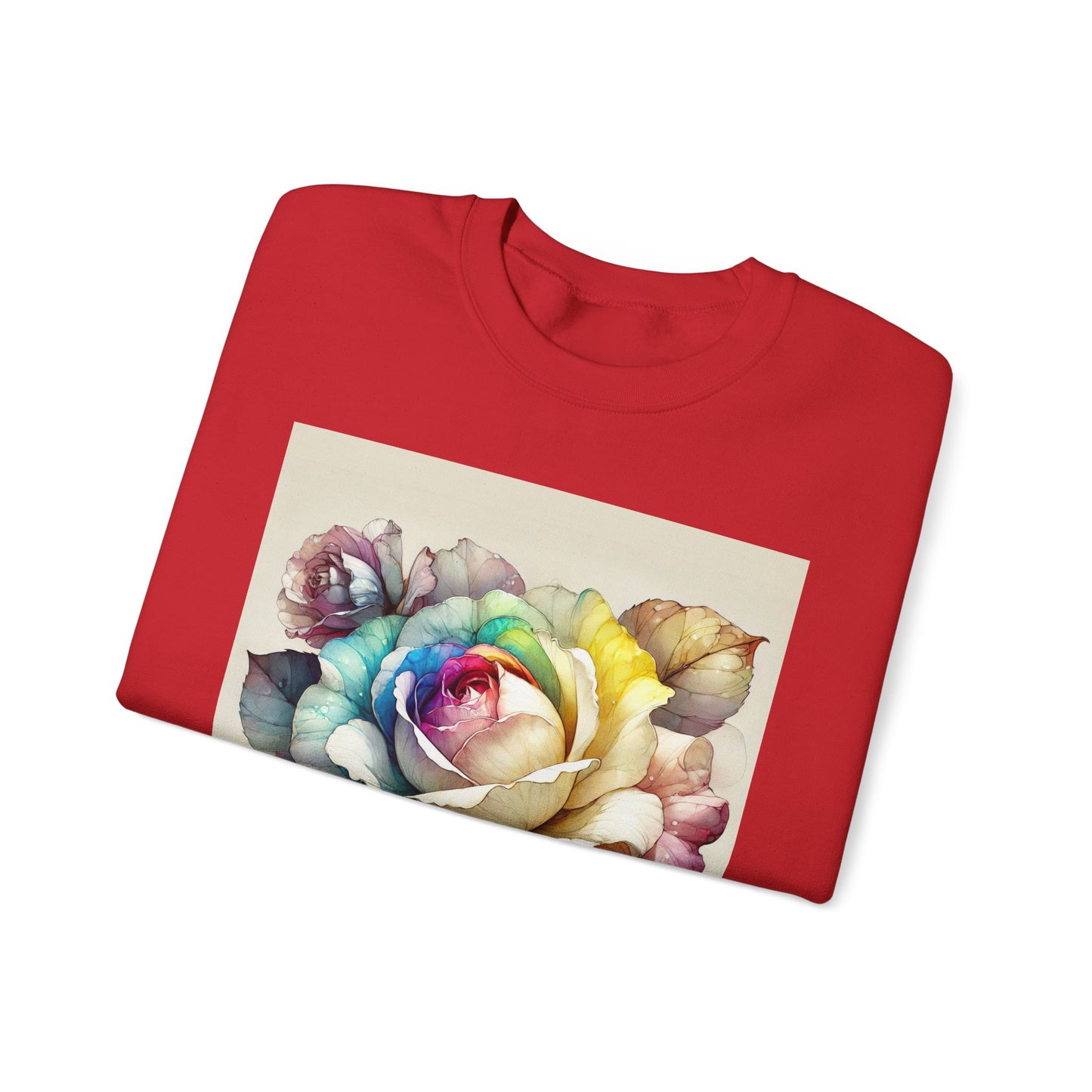Autumn Rose - Unisex Heavy Blend™ Crewneck Sweatshirt (GLOBAL)