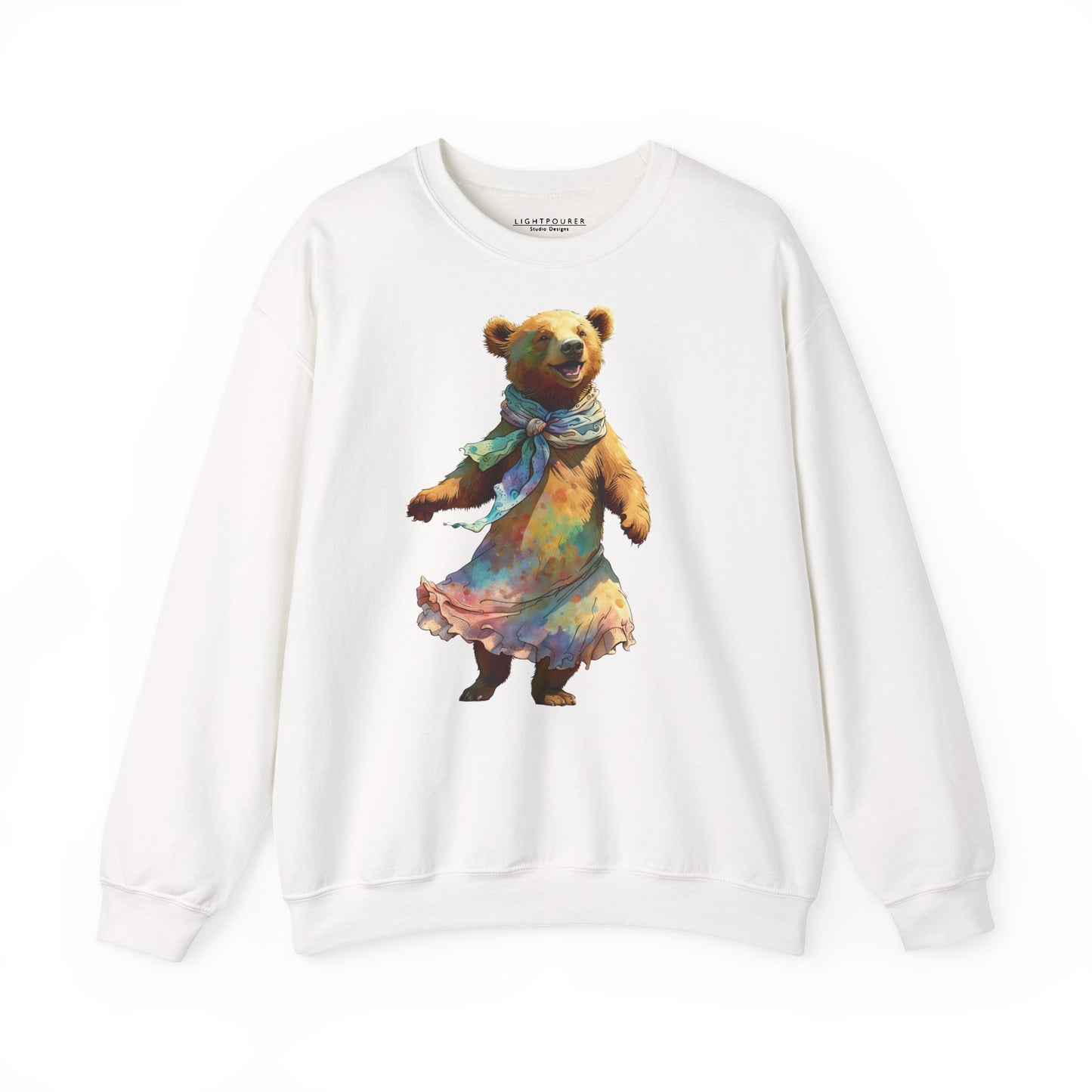 Dancing Bear Althea (isolated) - Heavy Bland Crew Neck Sweatshirt (EU)
