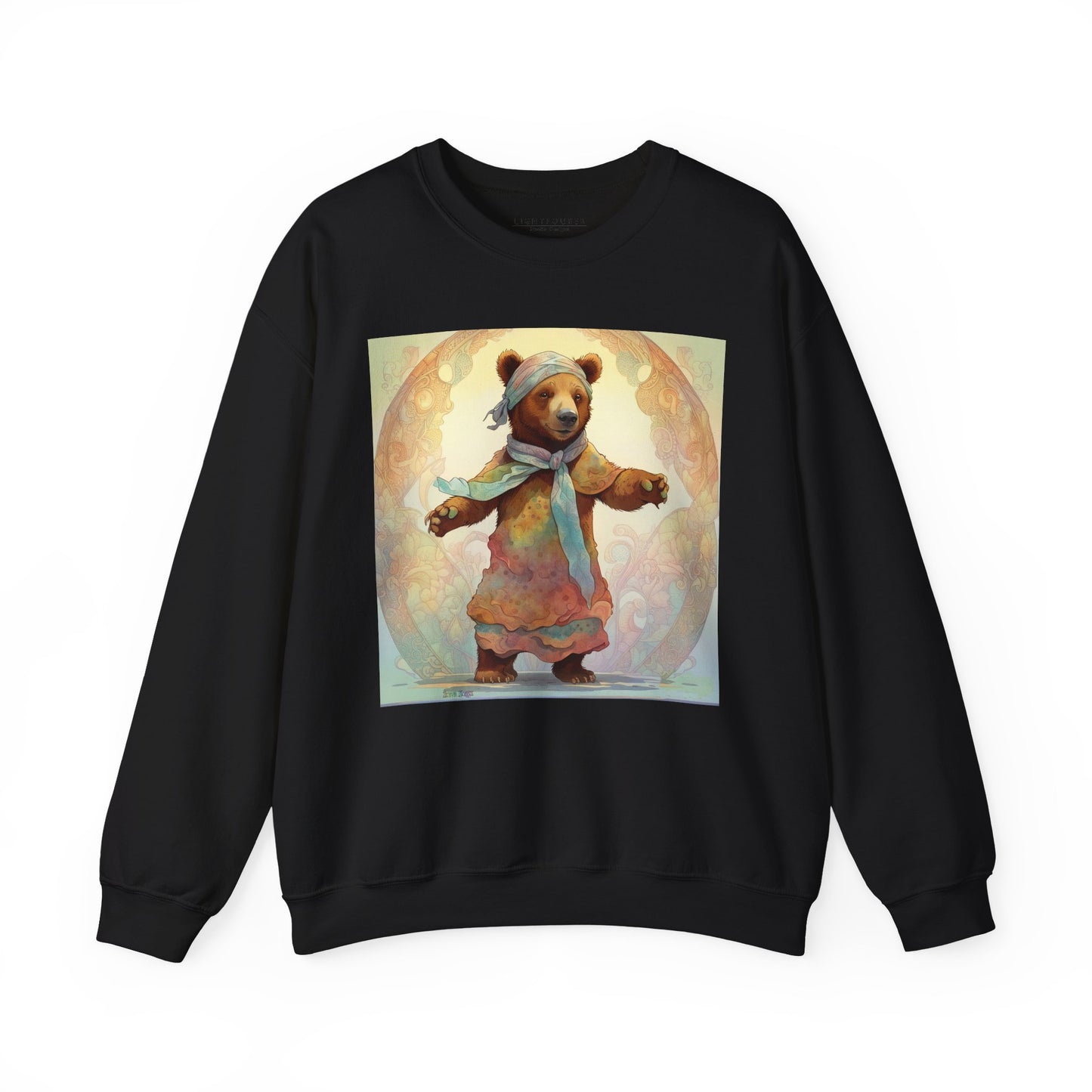 Dancing Bear Lucy — Unisex Heavy Blend™ Crewneck Sweatshirt (GLOBAL)