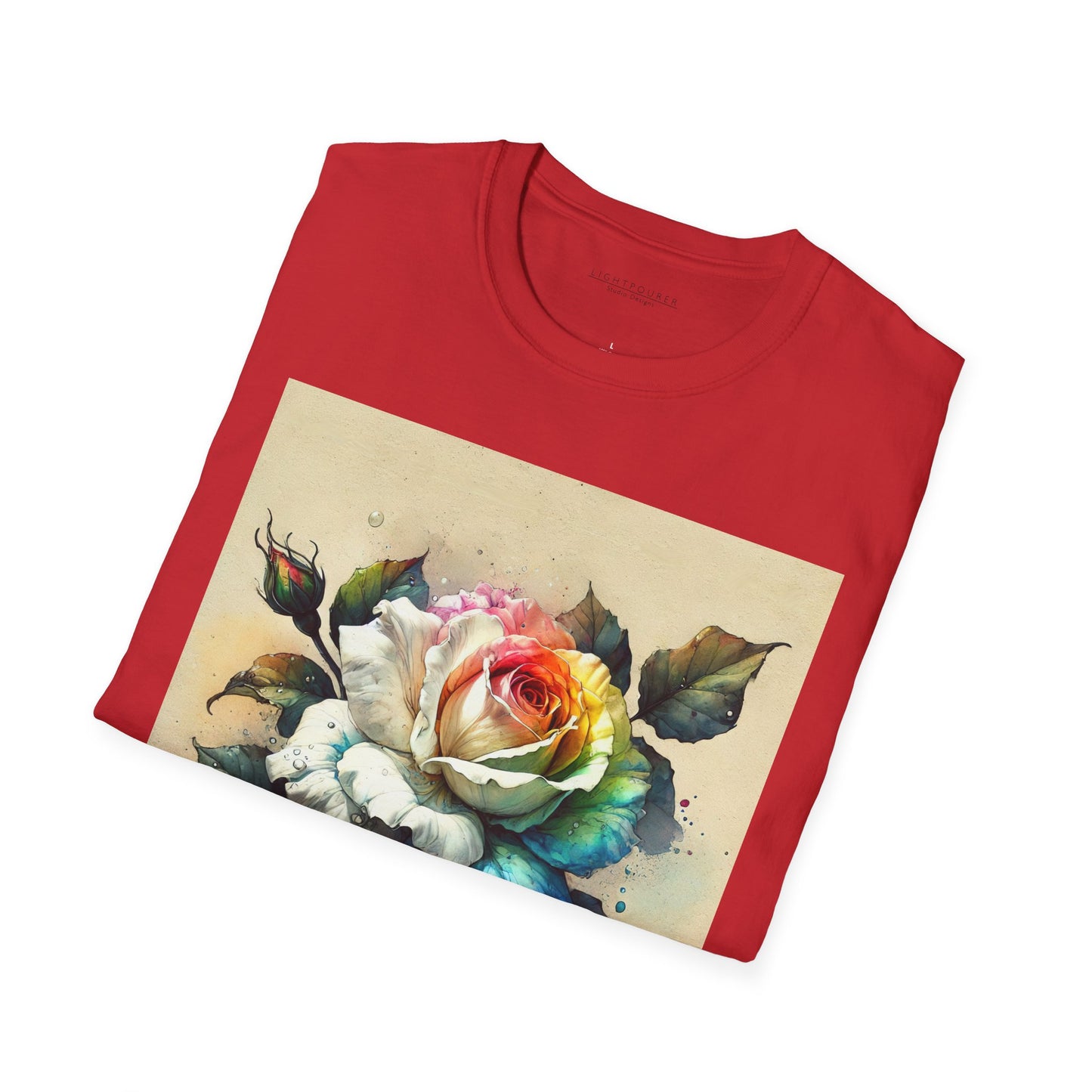 Late Summer Rose - Unisex Softstyle T-Shirt (GLOBAL)
