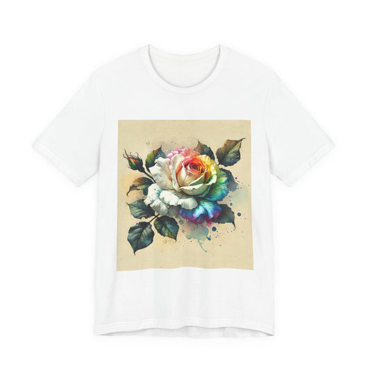 Late Summer Rose Unisex Jersey Short Sleeve Tee