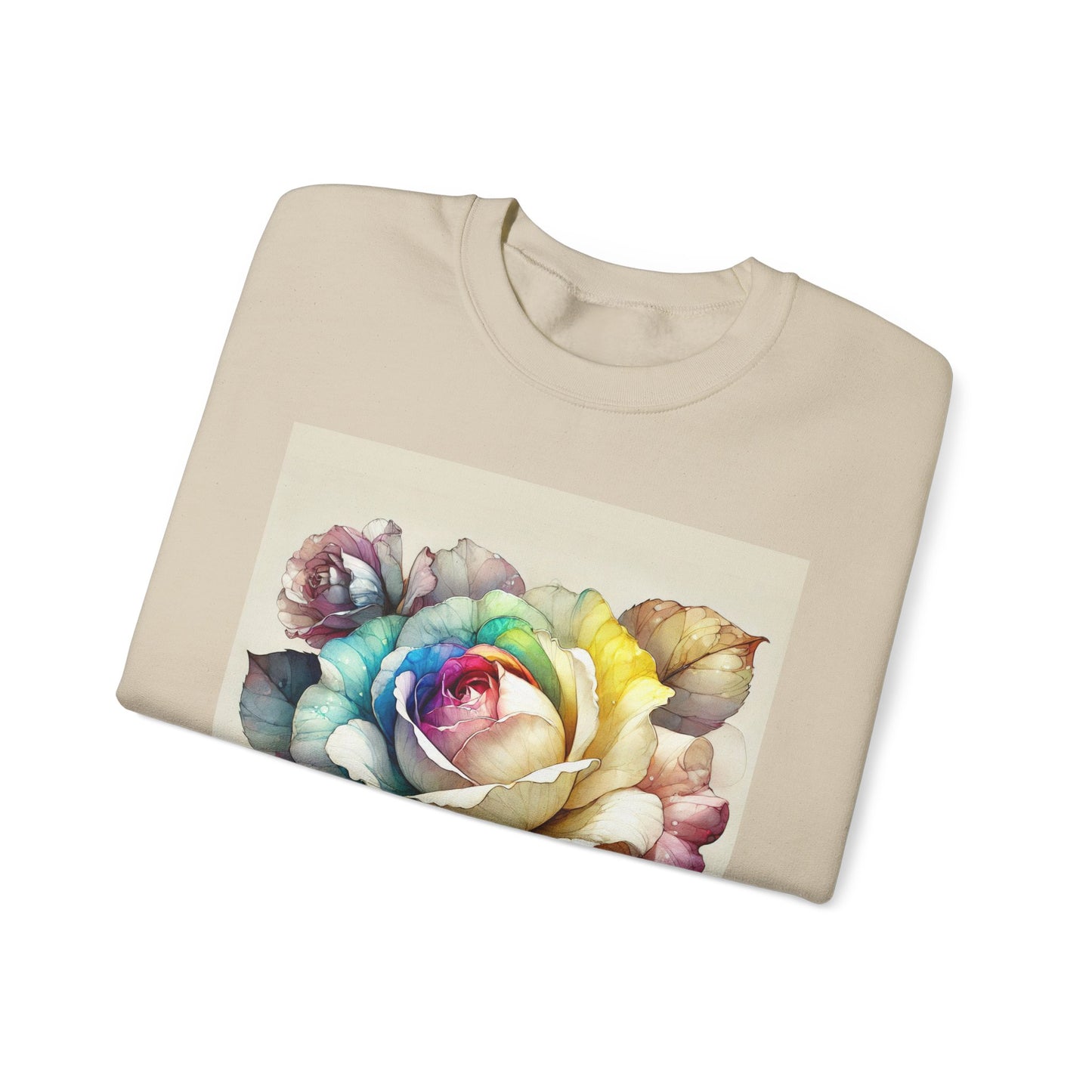 Autumn Rose - Unisex Heavy Blend™ Crewneck Sweatshirt (GLOBAL)