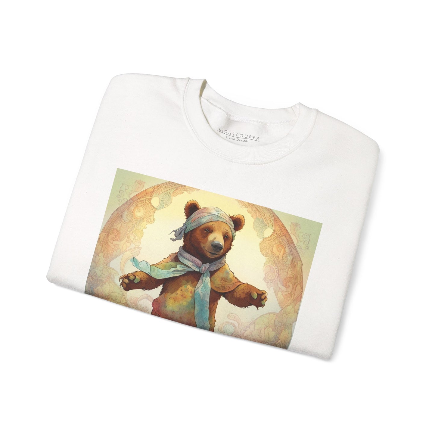 Dancing Bear Lucy — Unisex Heavy Blend™ Crewneck Sweatshirt (GLOBAL)