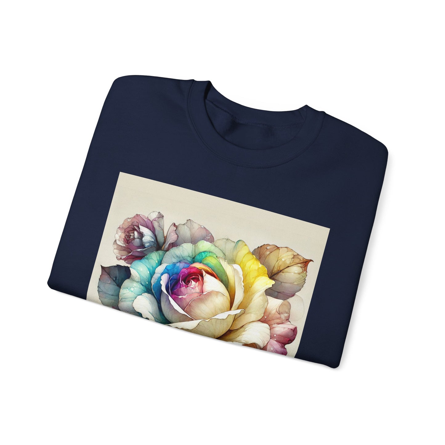 Autumn Rose - Unisex Heavy Blend™ Crewneck Sweatshirt (GLOBAL)