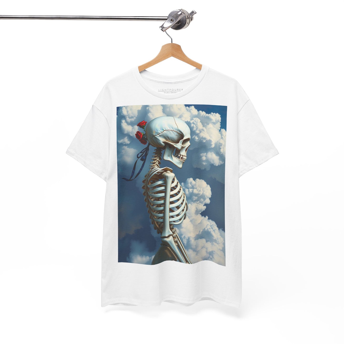 Bertha in the Clouds T-Shirt — Heavy Blend™ Graphic Tee (EU)